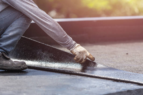 Professional Basement Waterproofing technician working in Gaylesville, AL